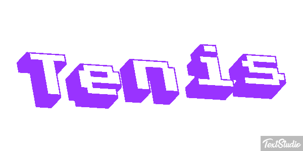 Ténis Efeito do texto