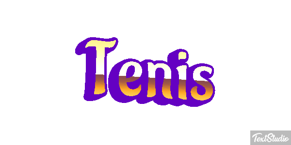 Ténis Efeito do texto
