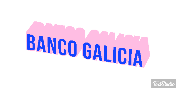 Banco Galicia Effetto testo