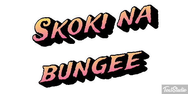 Skoki na bungee Efekt tekstowy
