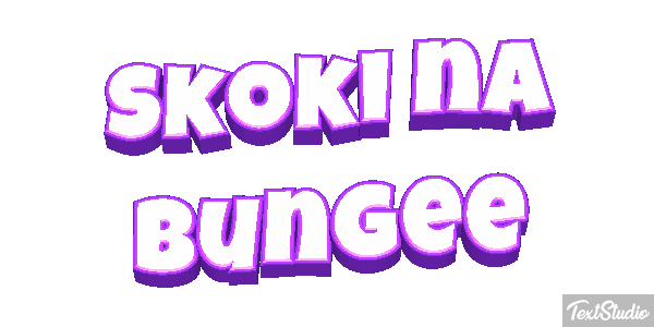 Skoki na bungee Efekt tekstowy