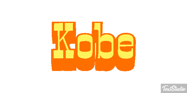 Kobe Texteffekt