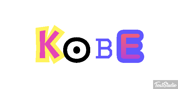 Kobe Texteffekt