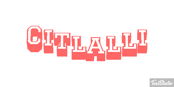 Citlalli Efeito do texto