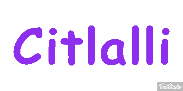 Citlalli Efeito do texto