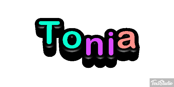 Tonia Effetto testo