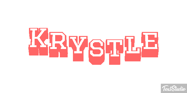 Krystle Text effect