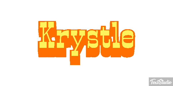 Krystle Text effect