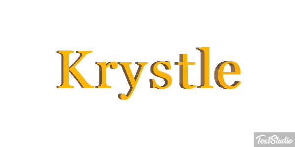 Krystle Text effect