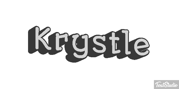 Krystle Text effect
