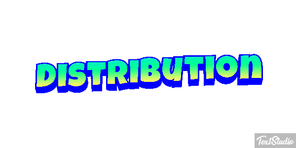 Distribution Metin efekti
