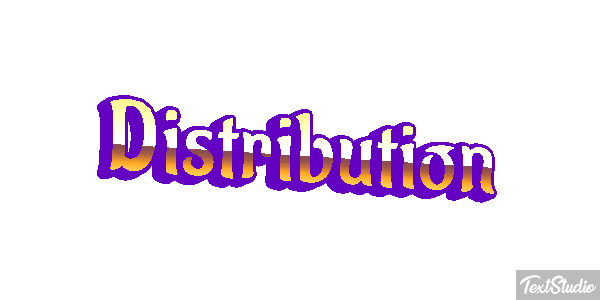 Distribution Metin efekti