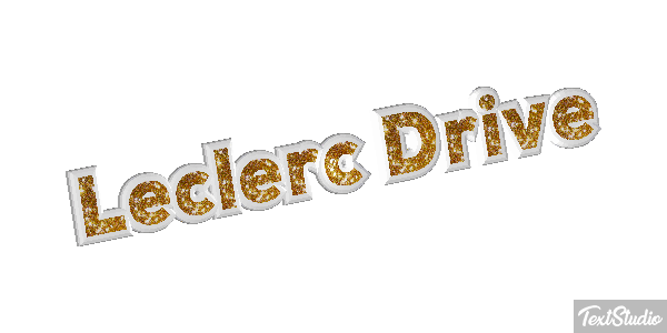Leclerc Drive Text effect