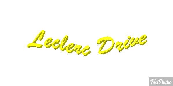 Leclerc Drive Text effect