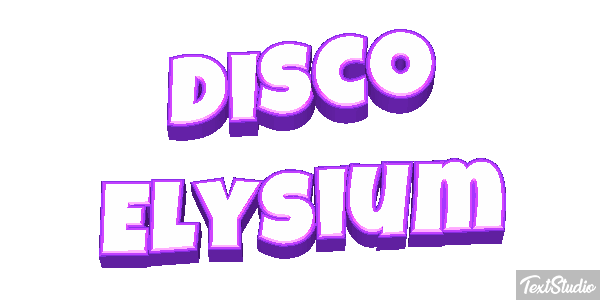 Disco Elysium Effetto testo