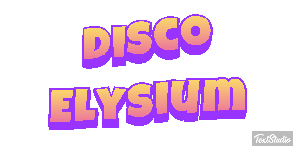 Disco Elysium Effetto testo