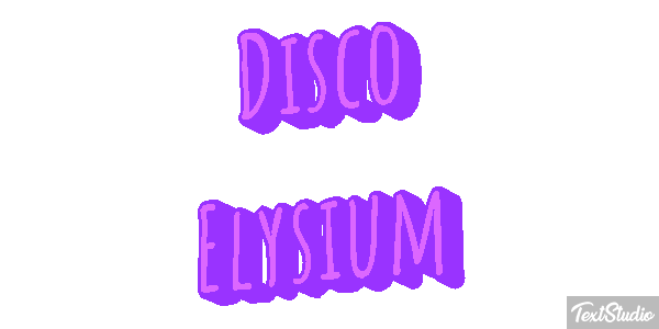 Disco Elysium Effetto testo