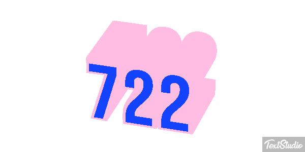 722 Effet de texte