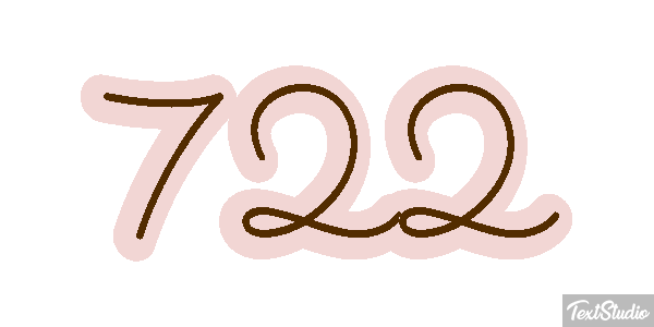 722 Effet de texte