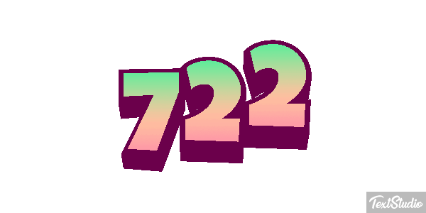 722 Effet de texte