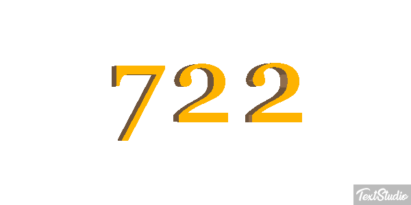 722 Effet de texte