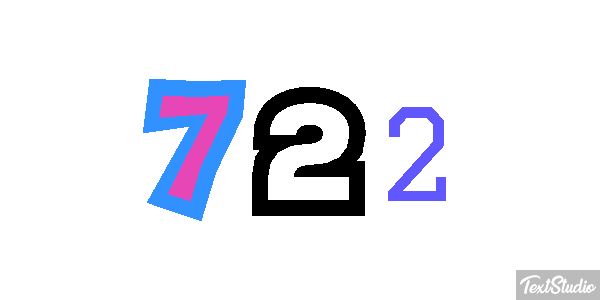722 Effet de texte