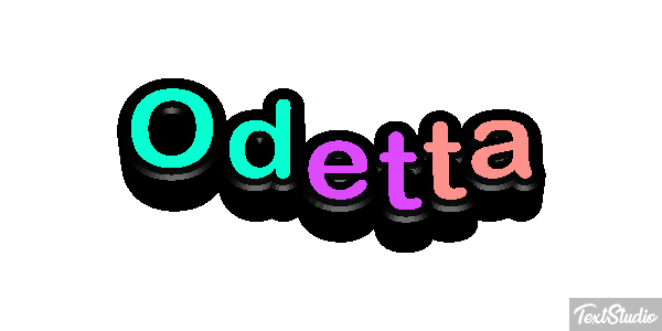 Odetta Effetto testo