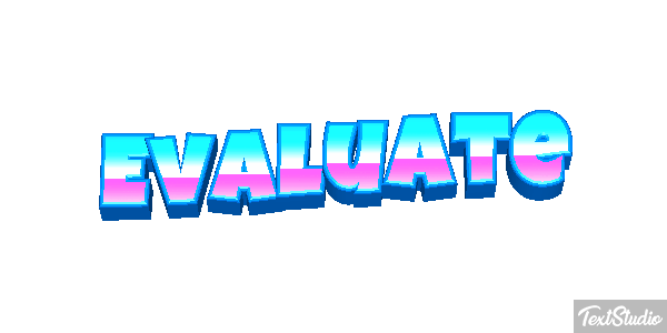 Evaluate Текстовый эффект