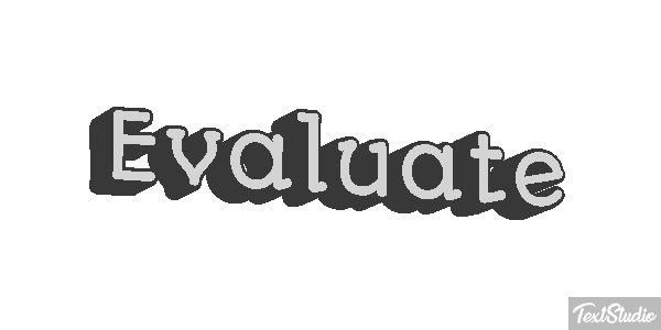 Evaluate Текстовый эффект