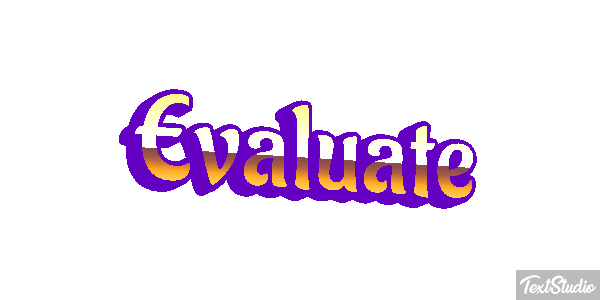 Evaluate Текстовый эффект