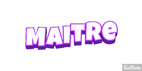 Maître Effet de texte
