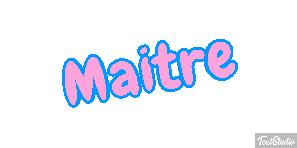 Maître Effet de texte