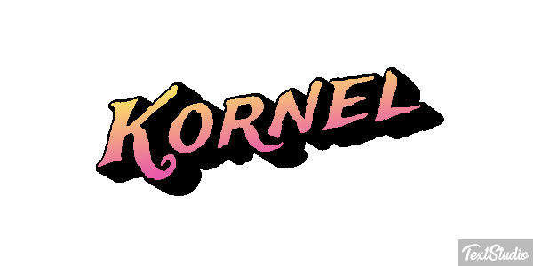 Kornel Texteffekt