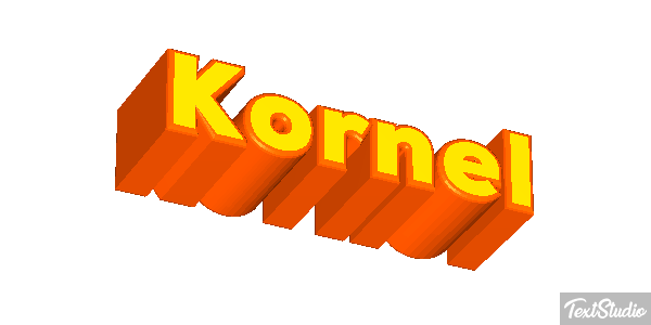 Kornel Texteffekt