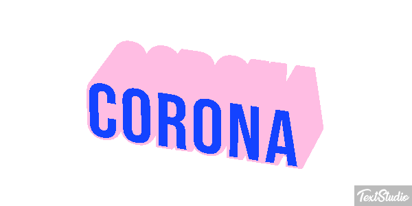 Corona Tekst effect