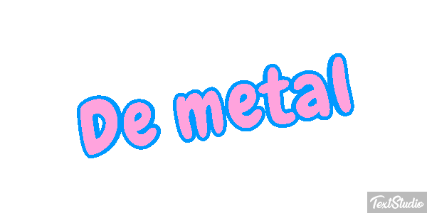 De Metal Text effect