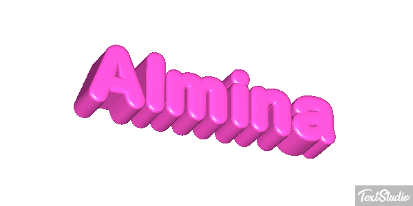 Almina Effetto testo