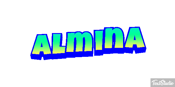 Almina Effetto testo