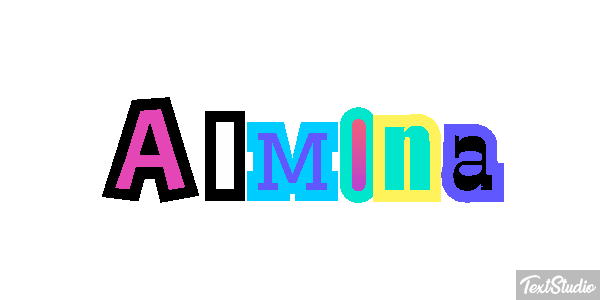 Almina Effetto testo