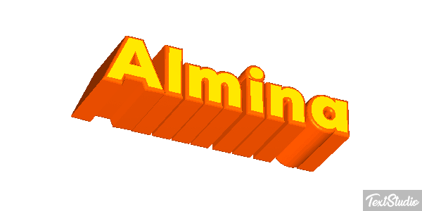Almina Effetto testo