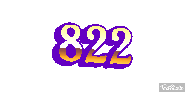 822 Tekst effect