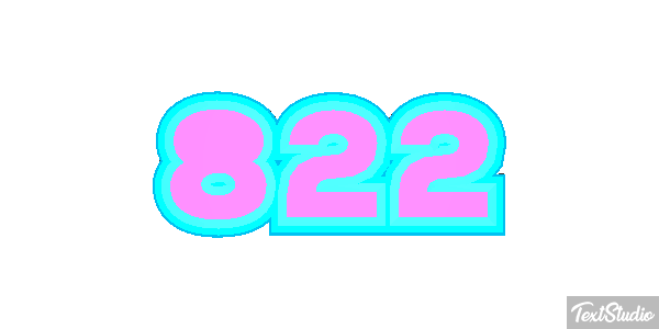822 Tekst effect