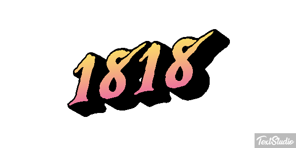 1818 Metin efekti