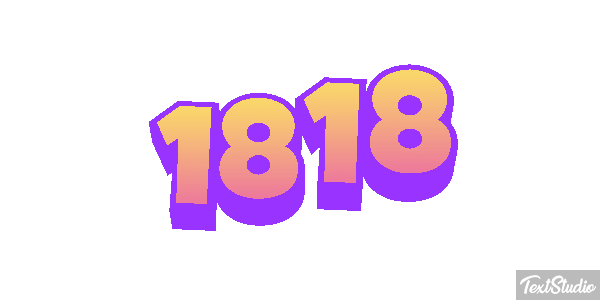 1818 Metin efekti