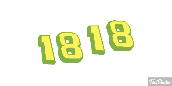 1818 Metin efekti