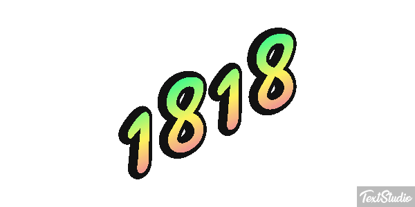 1818 Metin efekti