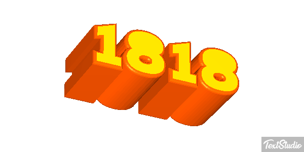 1818 Metin efekti