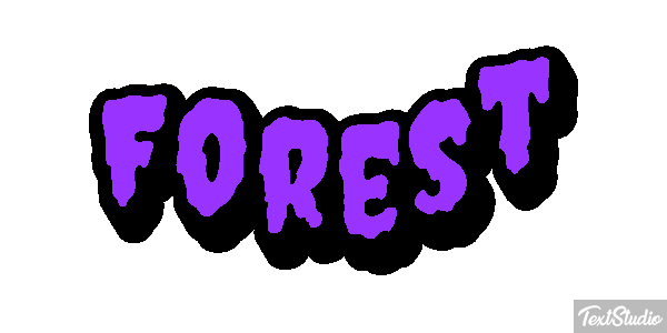 Forest Text effect