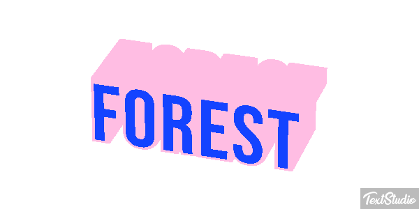 Forest Text effect