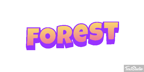 Forest Text effect
